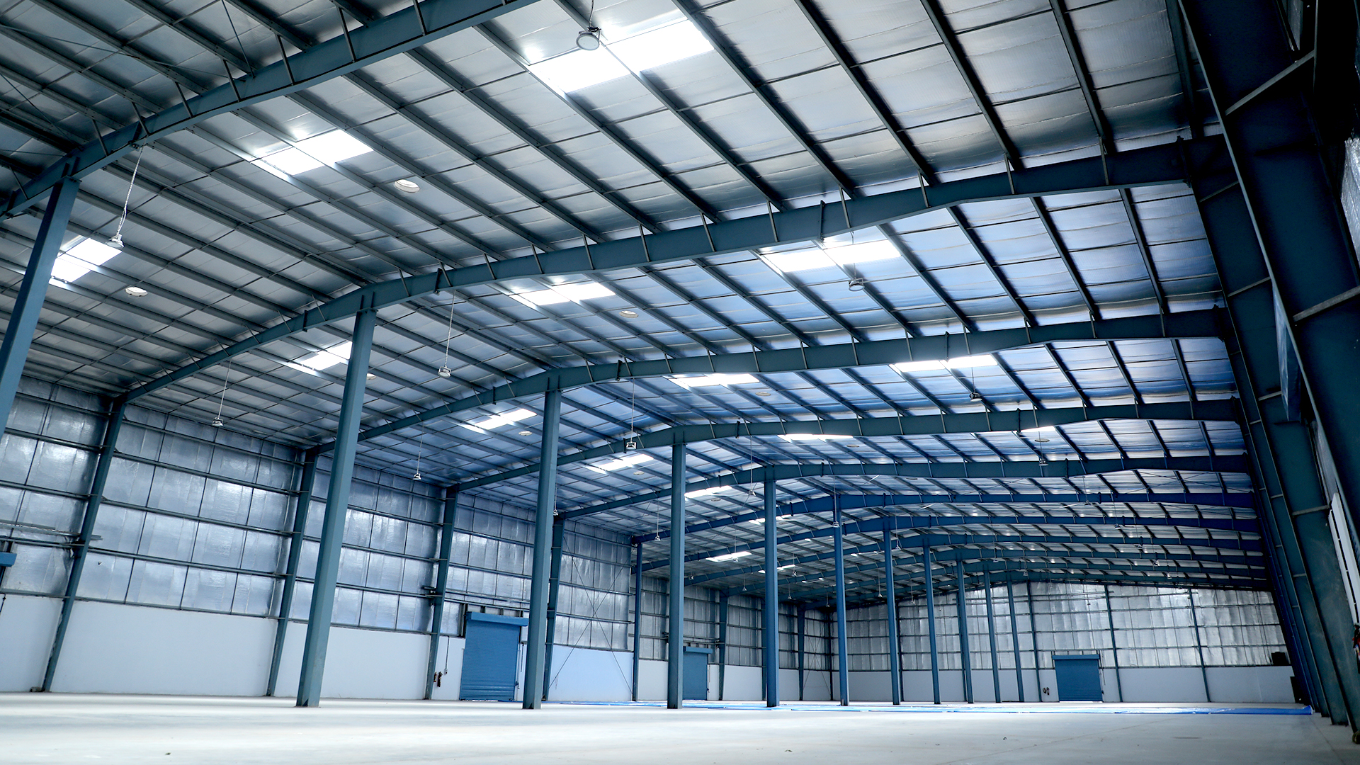 skylight sheet fitted on peb shed