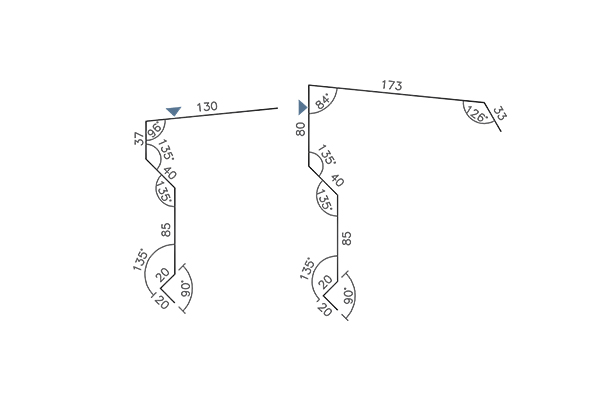 ridge flasher detail